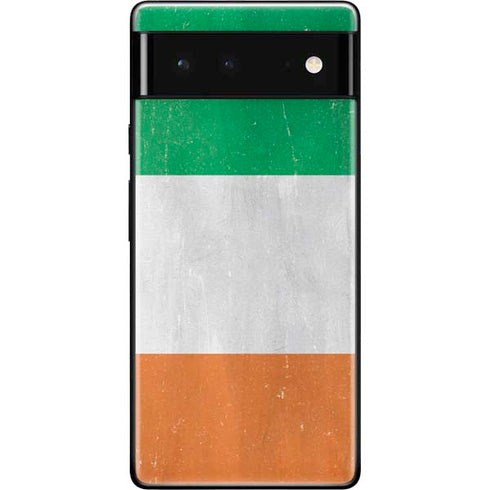 Ireland Flag Distressed Google Pixel 6 Skin